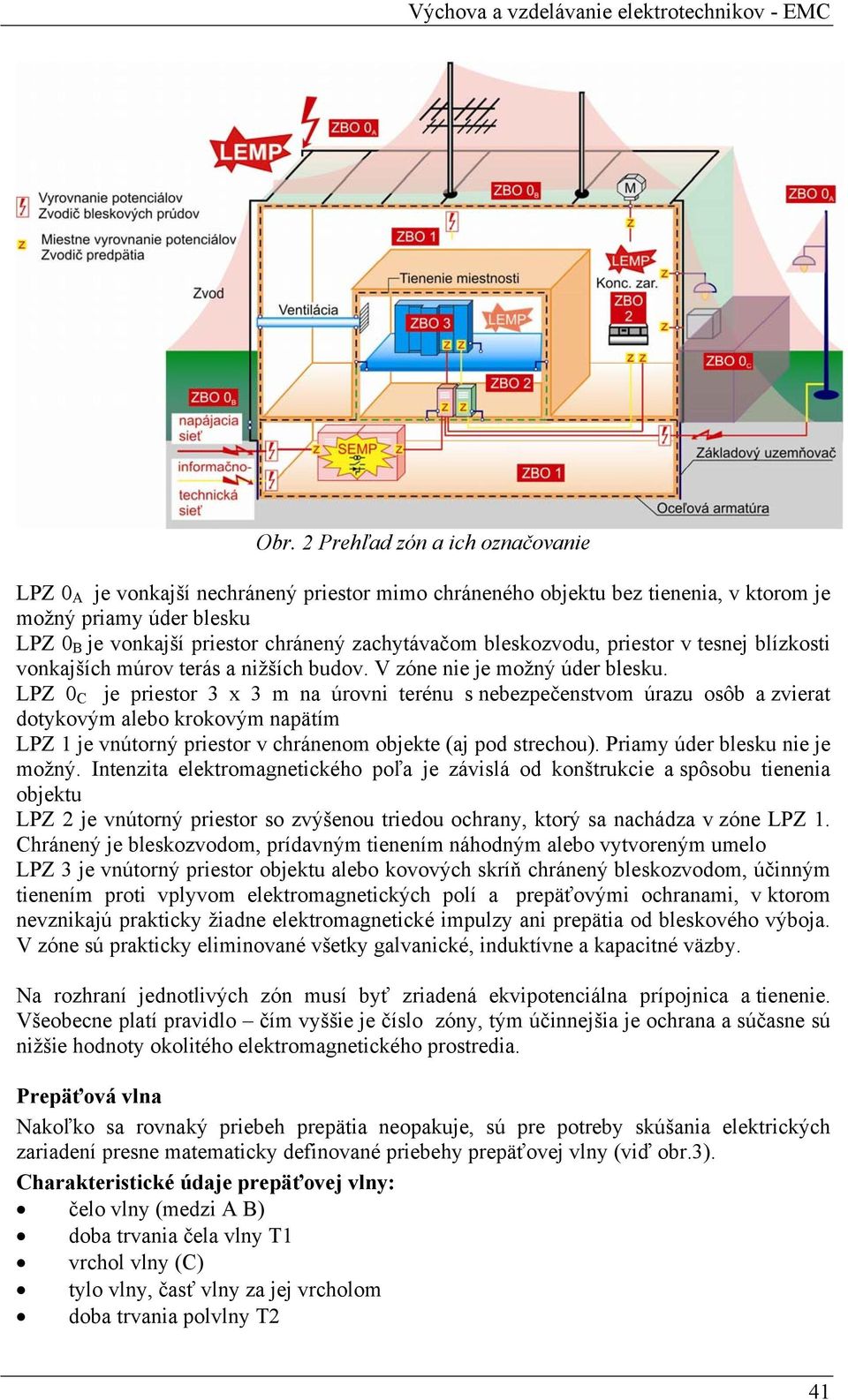 LPZ 0 C je priestor 3 x 3 m na úrovni terénu s nebezpečenstvom úrazu osôb a zvierat dotykovým alebo krokovým napätím LPZ 1 je vnútorný priestor v chránenom objekte (aj pod strechou).