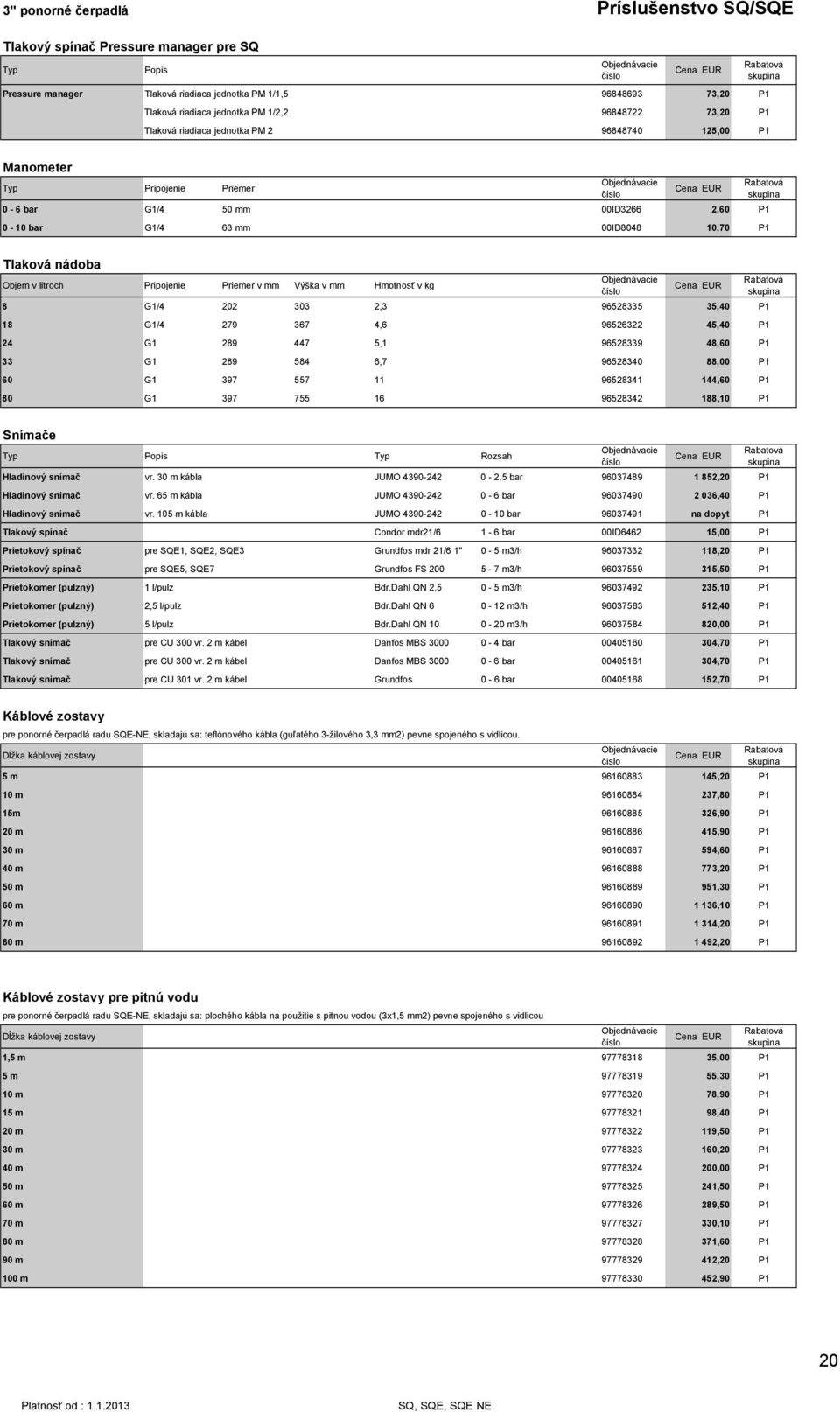 Priemer v mm Výška v mm Hmotnosť v kg 8 G1/4 202 303 2,3 96528335 35,40 P1 18 G1/4 279 367 4,6 96526322 45,40 P1 24 G1 289 447 5,1 96528339 48,60 P1 33 G1 289 584 6,7 96528340 88,00 P1 60 G1 397 557