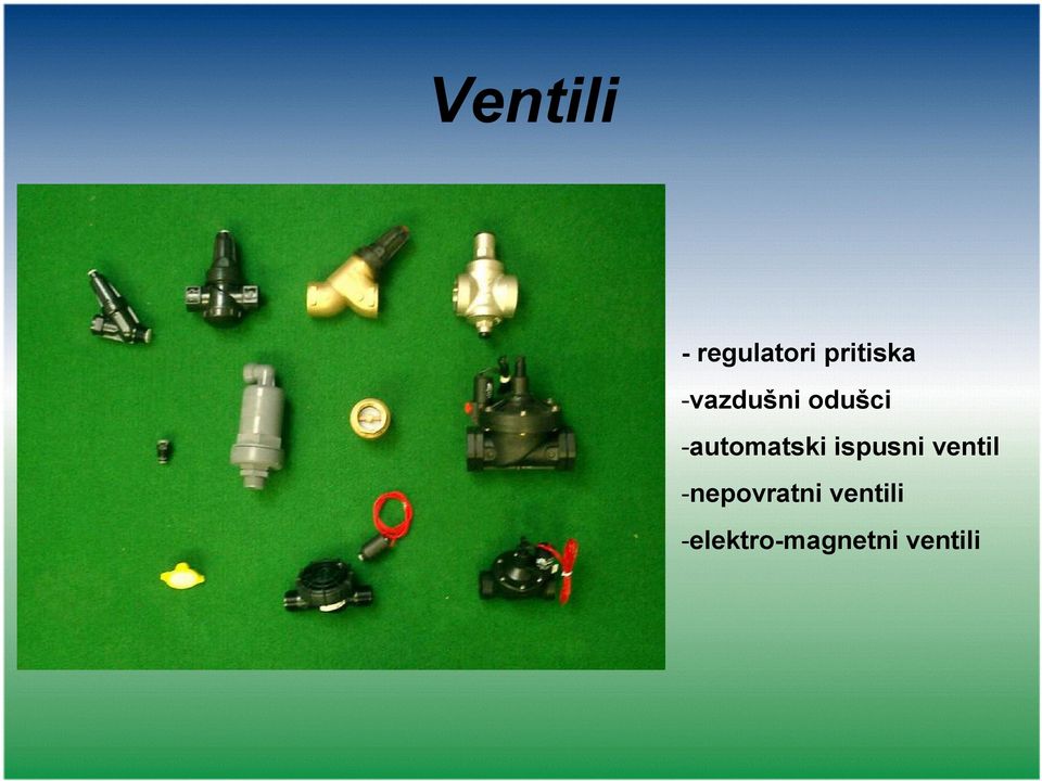 ispusni ventil -nepovratni