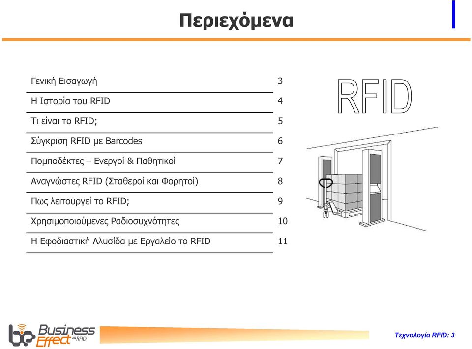 και Φορητοί) Πως λειτουργεί το RFID; Χρησιµοποιούµενες Ραδιοσυχνότητες Η
