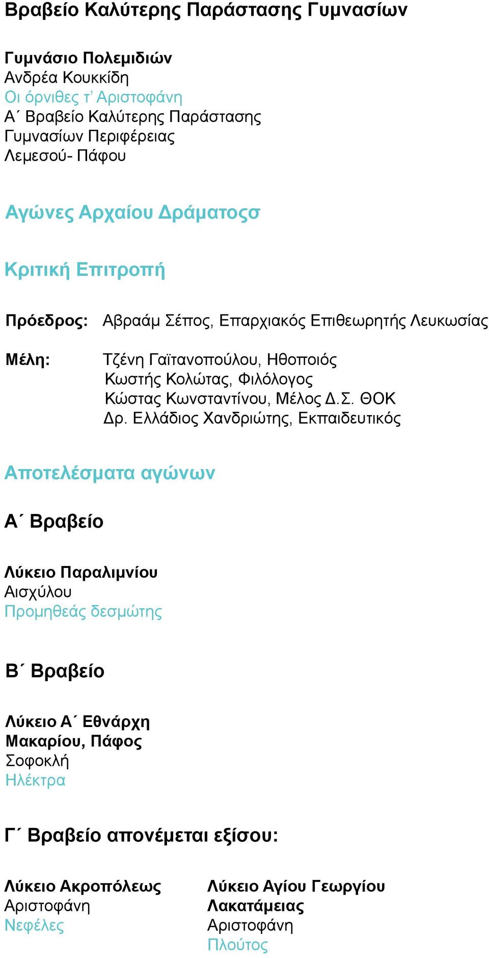 Κώστας Κωνσταντίνου, Μέλος Δ.Σ. ΘΟΚ Δρ.