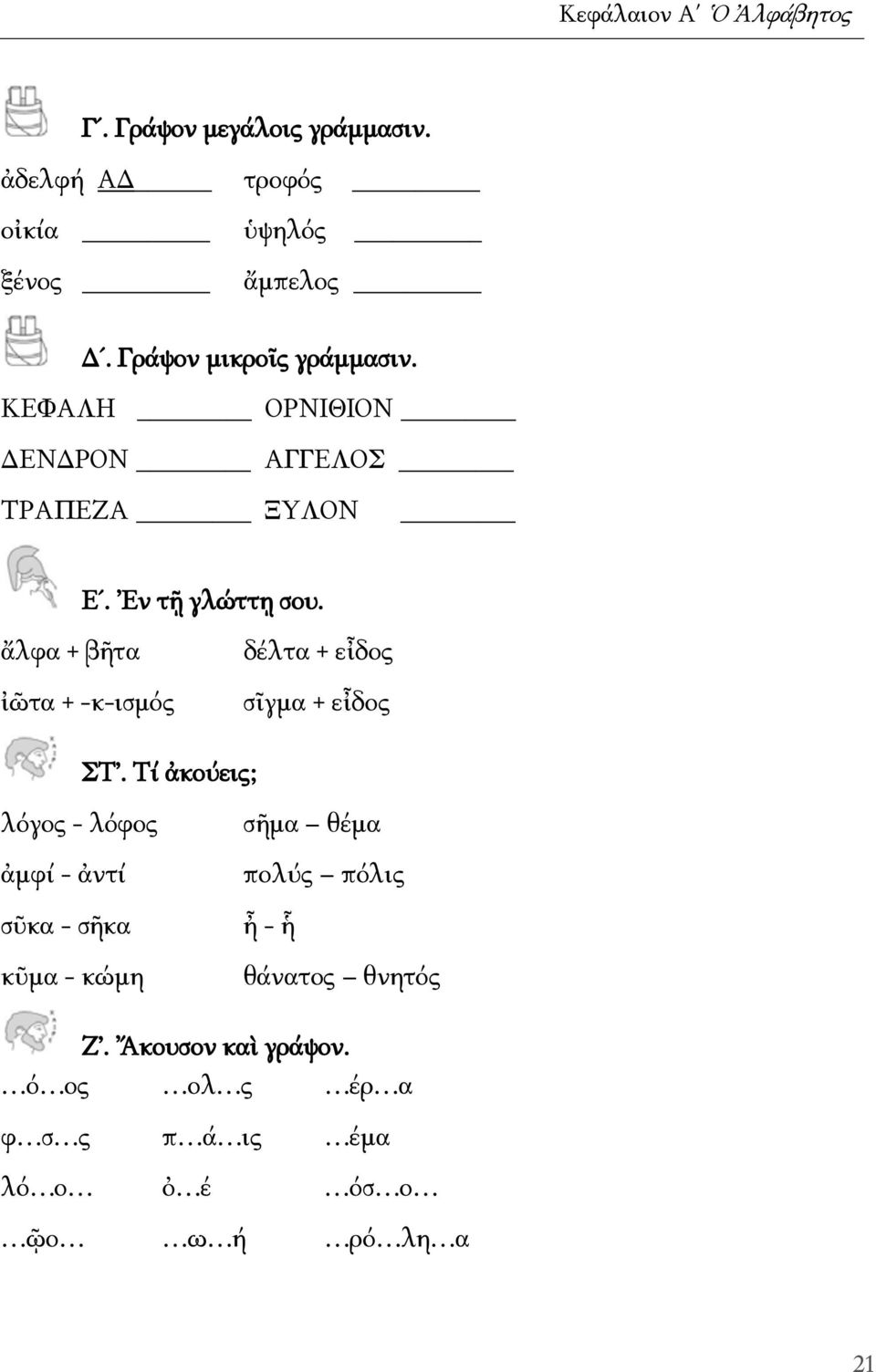 ἄλφα + βῆτα ἰῶτα + -κ-ισμός δέλτα + εἶδος σῖγμα + εἶδος ƩT.