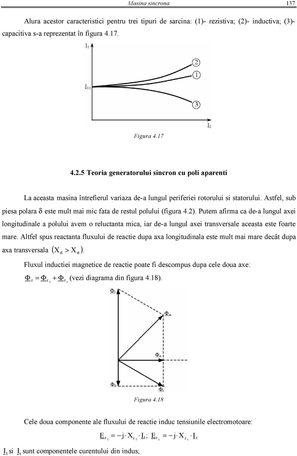 ). Pute afira ca de-a lungul axei longitudinale a polului ave o reluctanta ica, iar de-a lungul axei tranverale aceata ete foarte are.