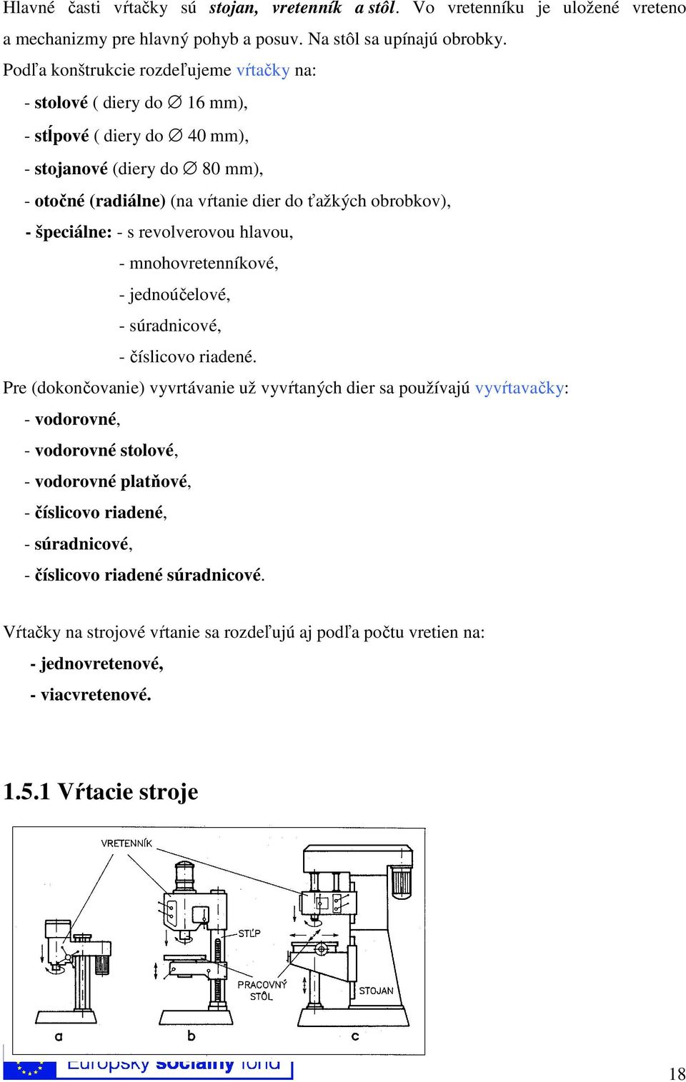špeciálne: - s revolverovou hlavou, - mnohovretenníkové, - jednoúčelové, - súradnicové, - číslicovo riadené.