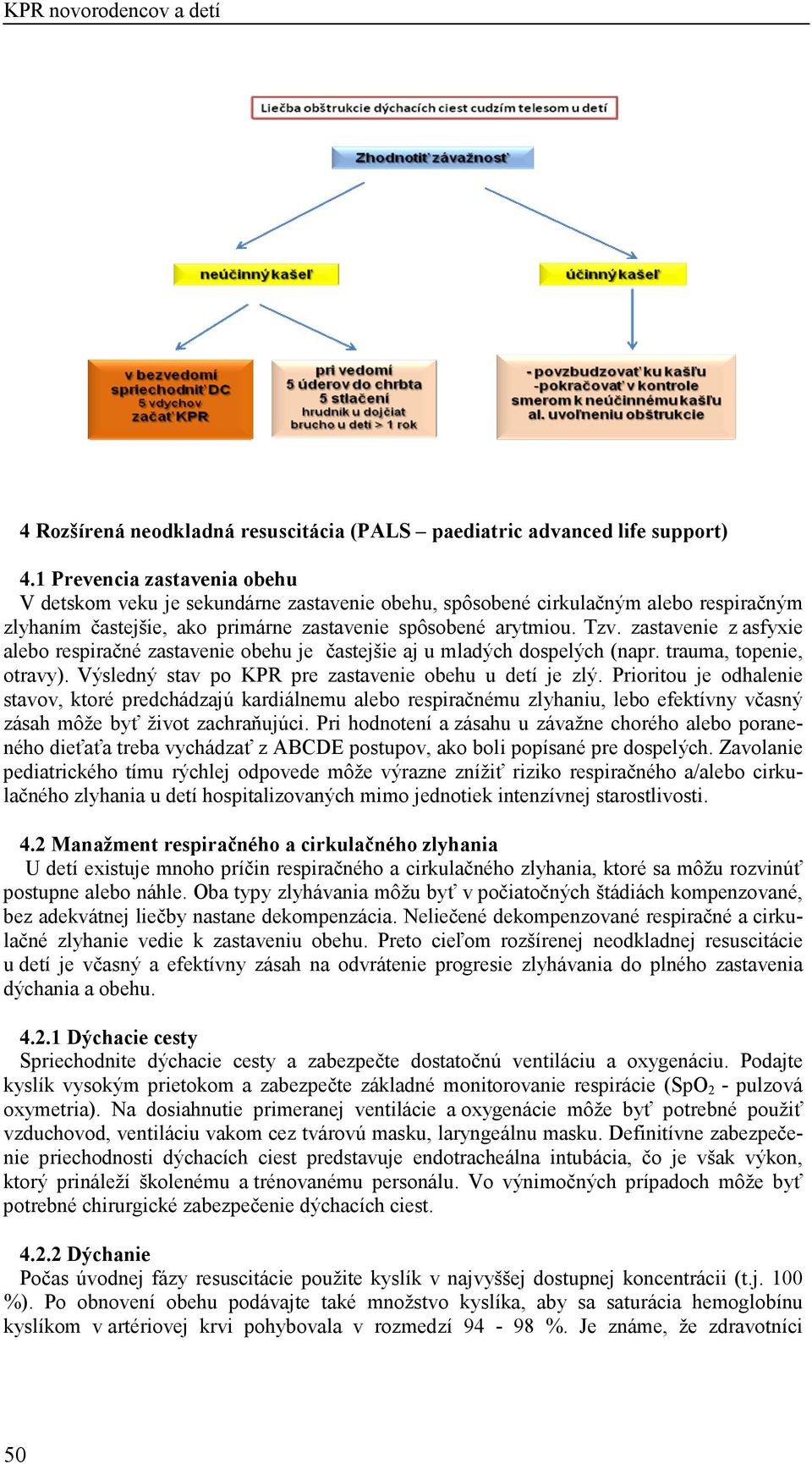 zastavenie z asfyxie alebo respiračné zastavenie obehu je častejšie aj u mladých dospelých (napr. trauma, topenie, otravy). Výsledný stav po KPR pre zastavenie obehu u detí je zlý.