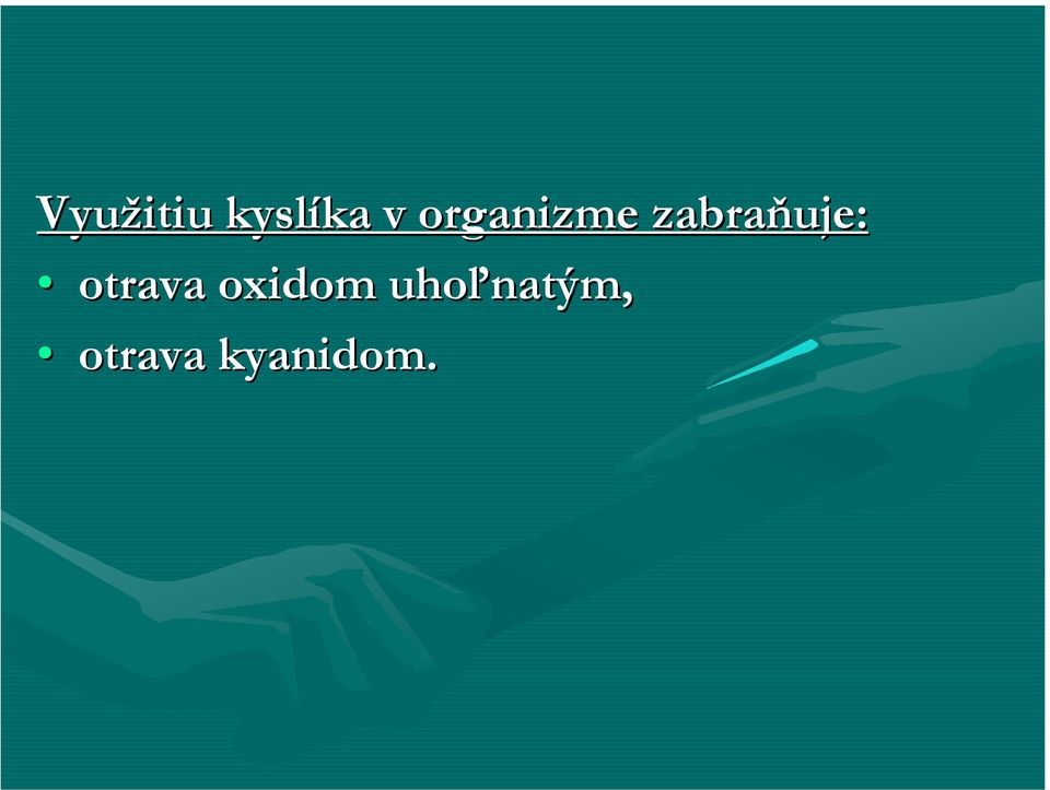 otrava oxidom