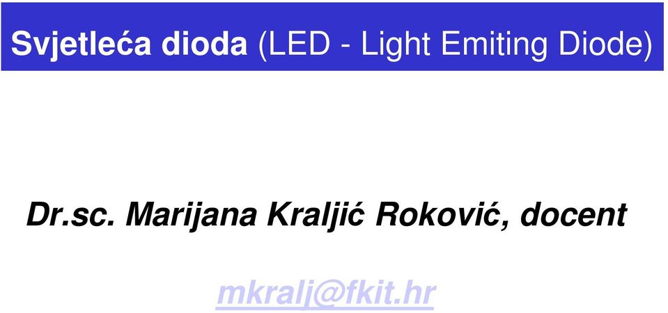 sc. Marijana Kraljić