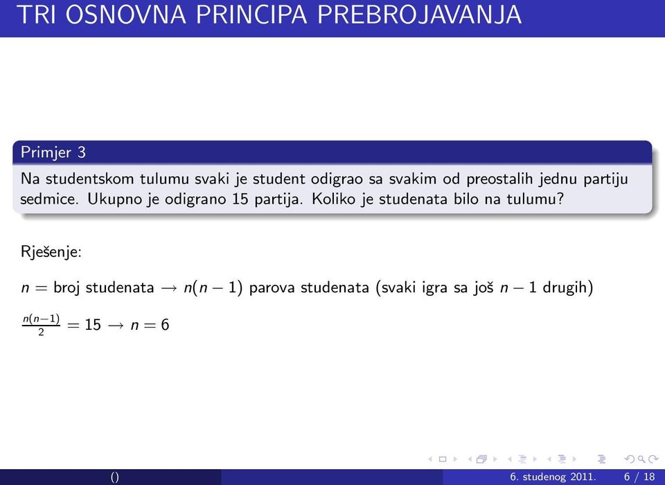 Koliko je studenata bilo na tulumu?