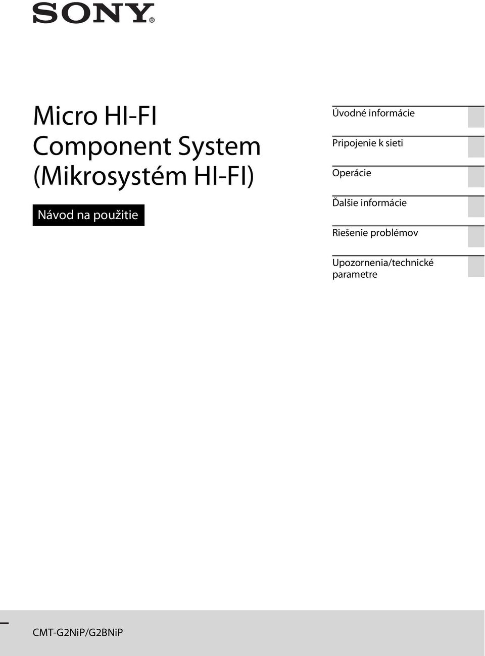 sieti Operácie Ďalšie informácie Riešenie