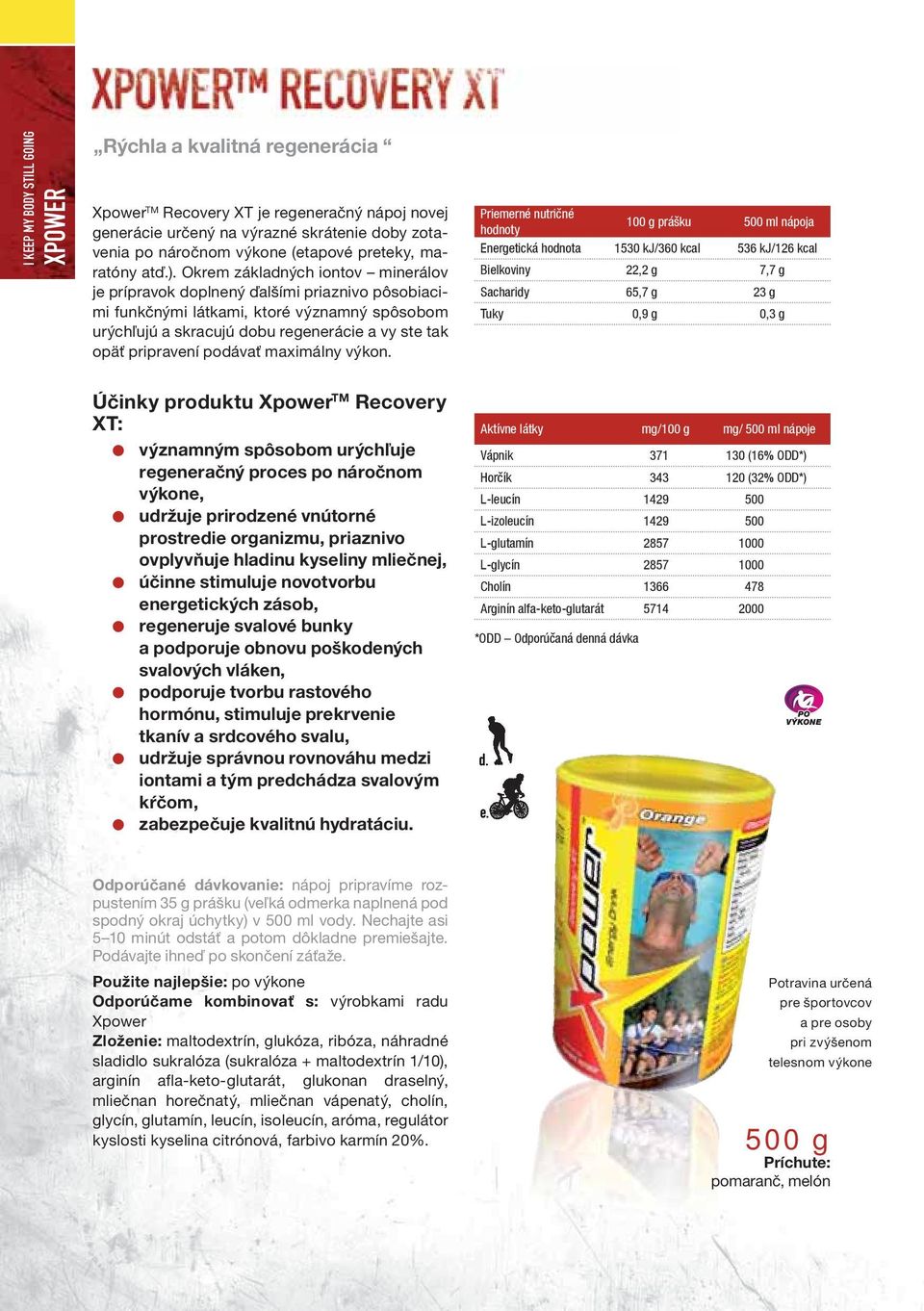 Okrem základných iontov minerálov je prípravok doplnený ďalšími priaznivo pôsobiacimi funkčnými látkami, ktoré významný spôsobom urýchľujú a skracujú dobu regenerácie a vy ste tak opäť pripravení
