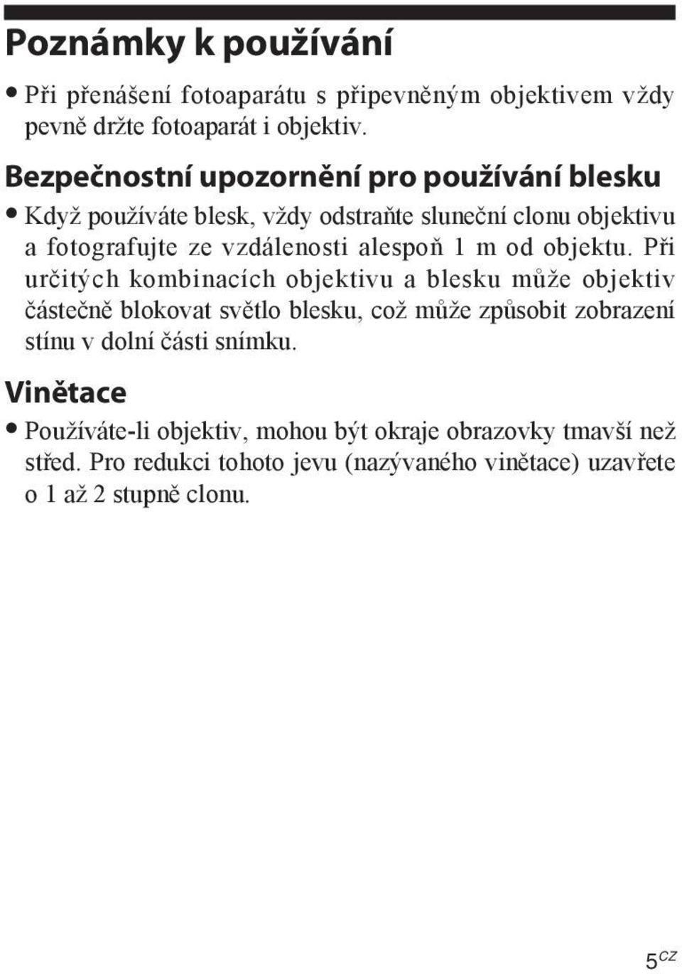 1 m od objektu.
