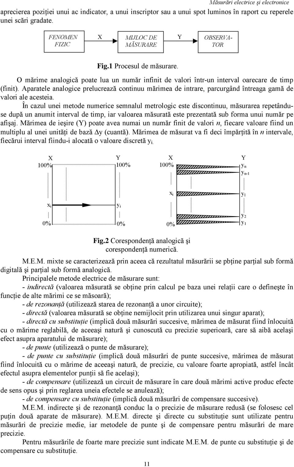 Aparatele analogice prelucrează continuu mărimea de intrare, parcurgând întreaga gamă de valori ale acesteia.