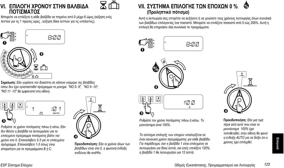 Μπορείτε να επιλέξετε ποσοστ απ 0 εώς 00%. Αυτή η επιλογή θα επηρεάσει λα συνολικά τα προγράμματα.