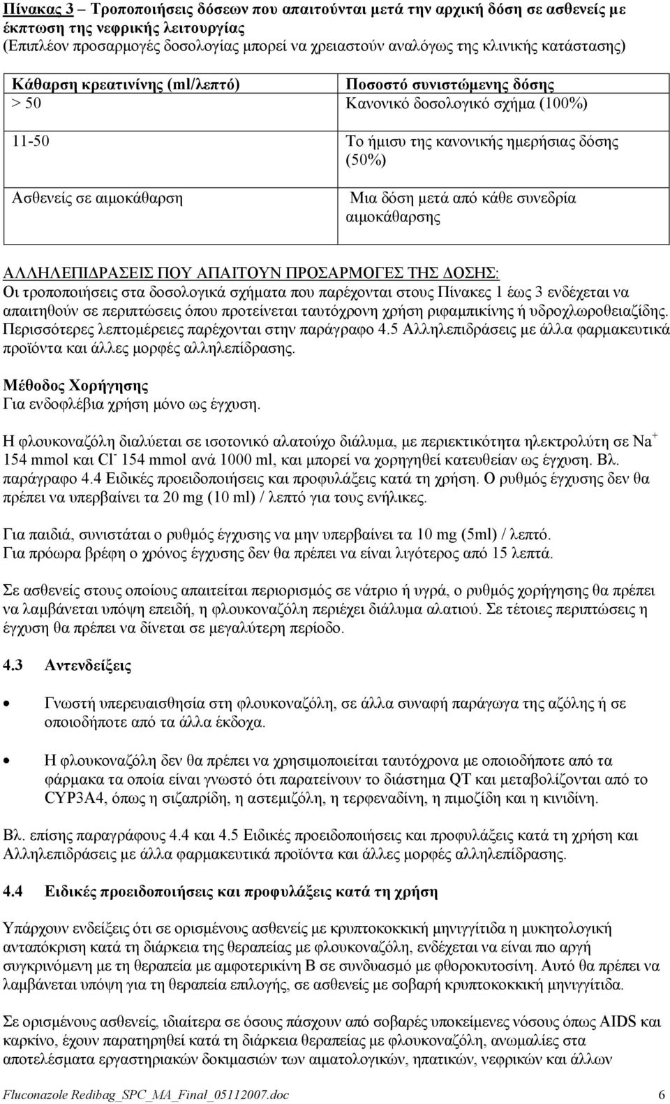 απφ θάζε ζπλεδξία αηκνθάζαξζεο ΑΛΛΖΛΔΠΗΓΡΑΔΗ ΠΟΤ ΑΠΑΗΣΟΤΝ ΠΡΟΑΡΜΟΓΔ ΣΖ ΓΟΖ: Οη ηξνπνπνηήζεηο ζηα δνζνινγηθά ζρήκαηα πνπ παξέρνληαη ζηνπο Πίλαθεο 1 έσο 3 ελδέρεηαη λα απαηηεζνχλ ζε πεξηπηψζεηο φπνπ