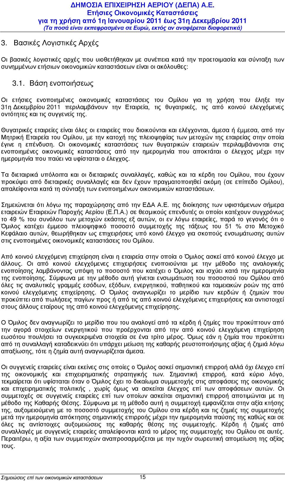 οντότητες και τις συγγενείς της.