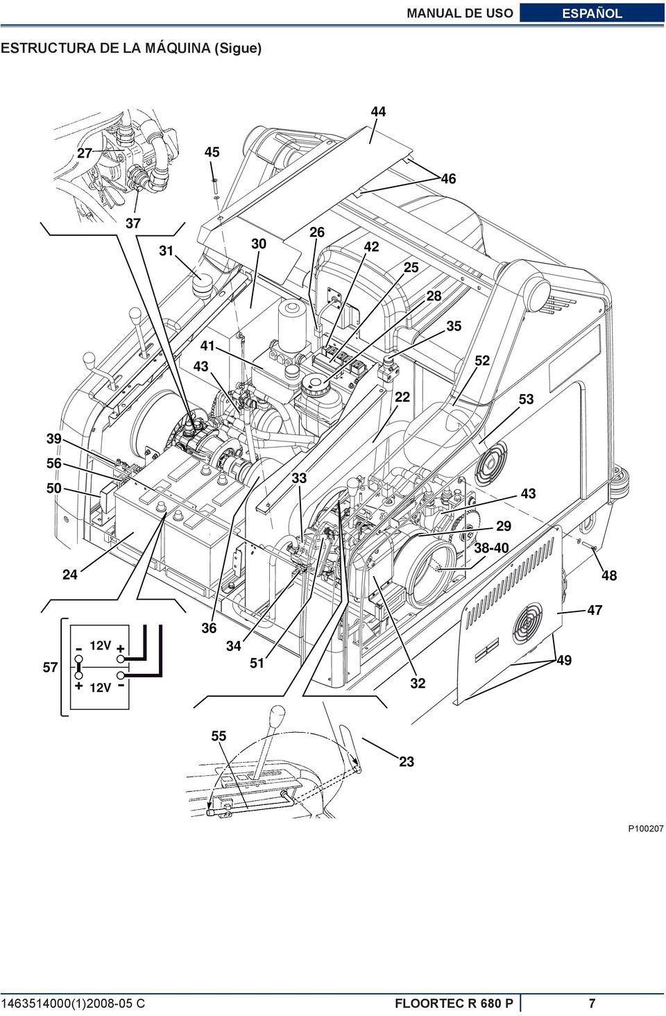 56 50 33 43 29 38-40 24 48 57 12V 12V 36 34 51 32 49