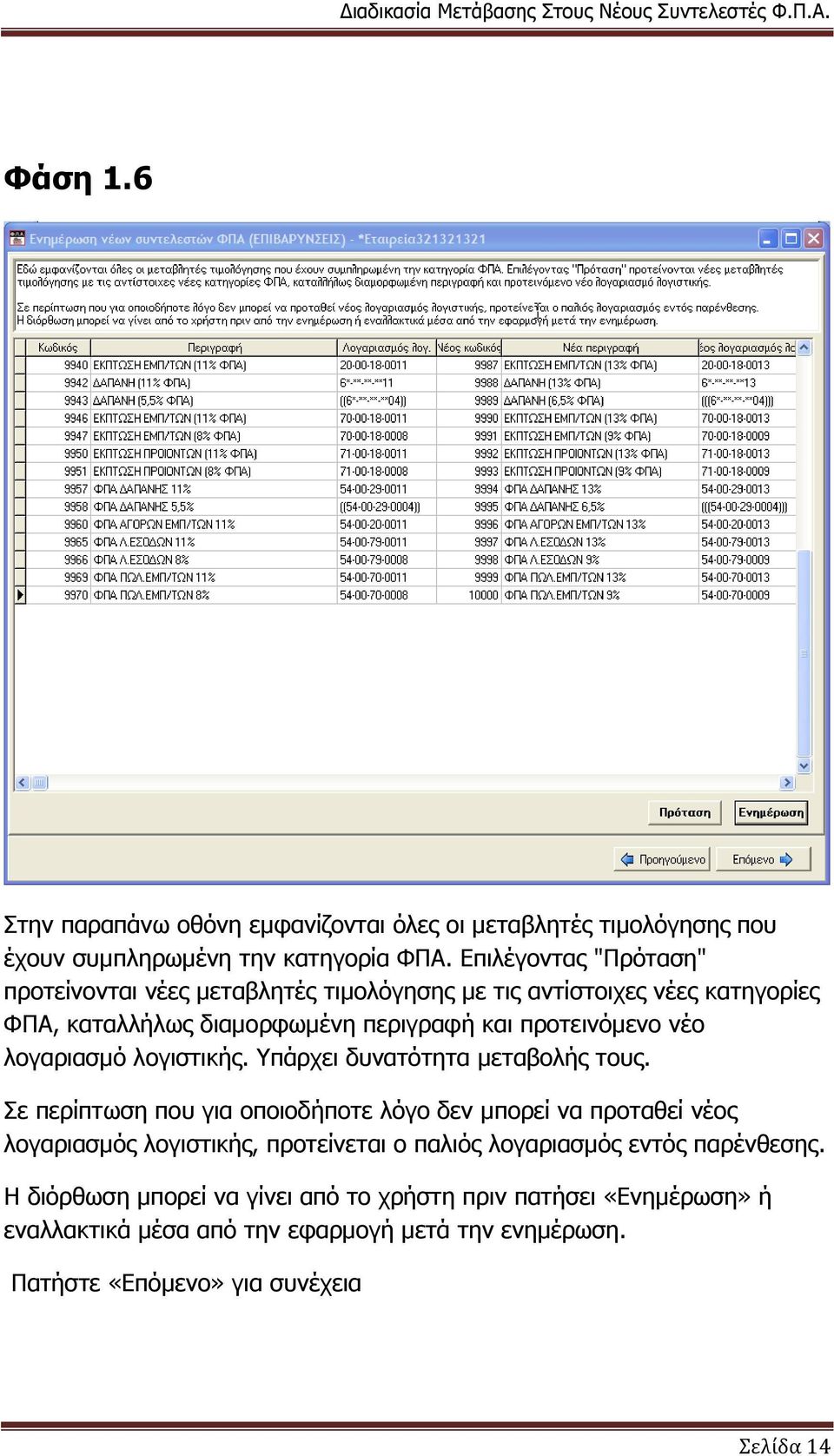 ινγαξηαζκό ινγηζηηθήο. Τπάξρεη δπλαηόηεηα κεηαβνιήο ηνπο.