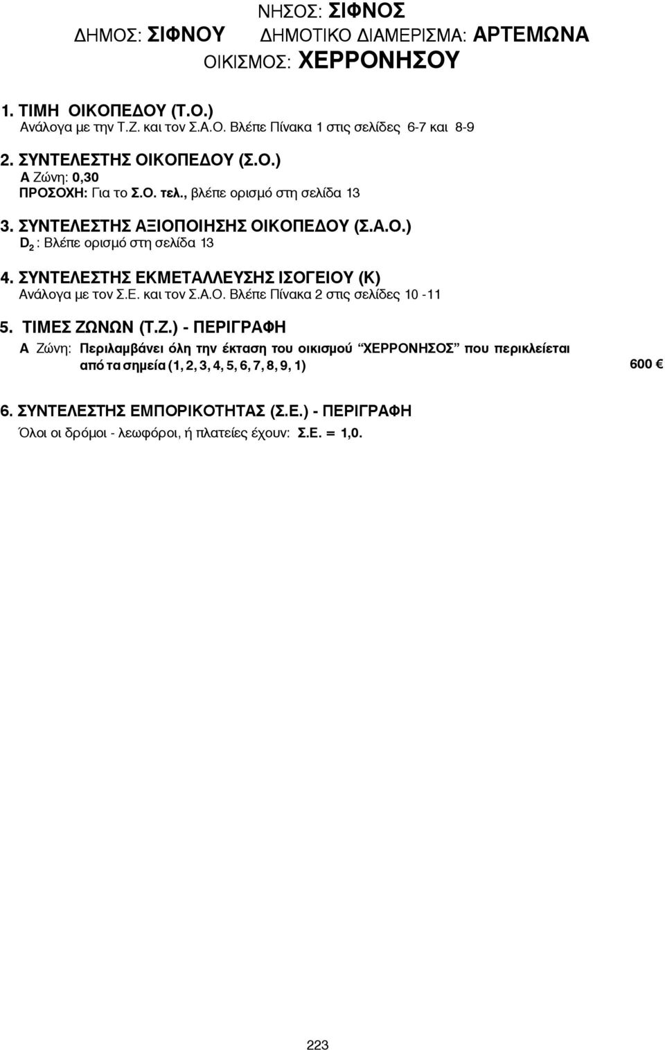 , βλέπε ορισμό στη σελίδα 13 : Βλέπε ορισμό στη σελίδα 13 D 2 A Æþíç: Περιλαμβάνει όλη