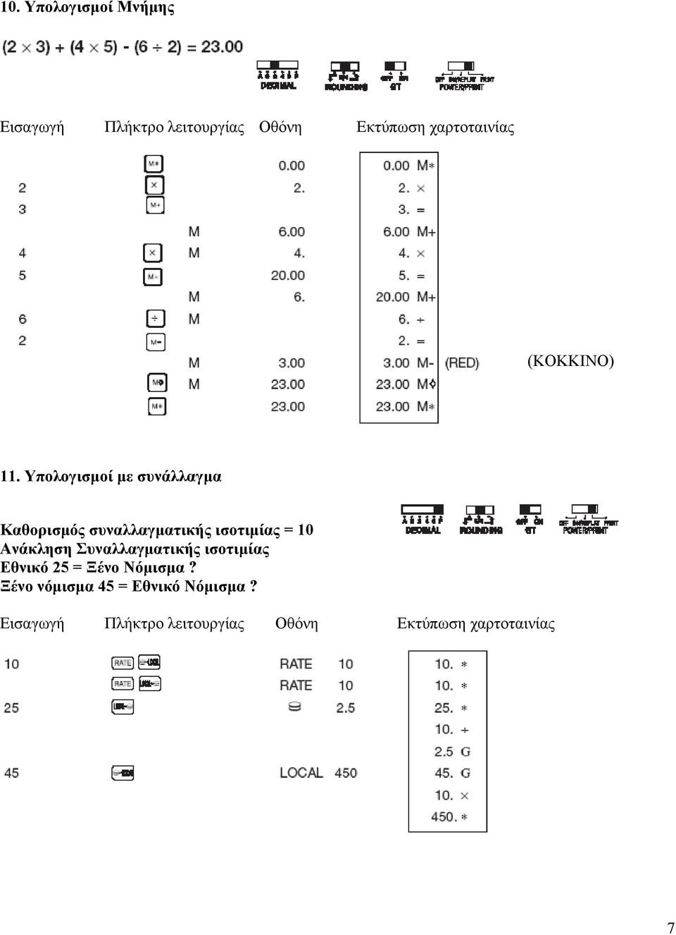 συναλλαγματικής ισοτιμίας = 10 Ανάκληση