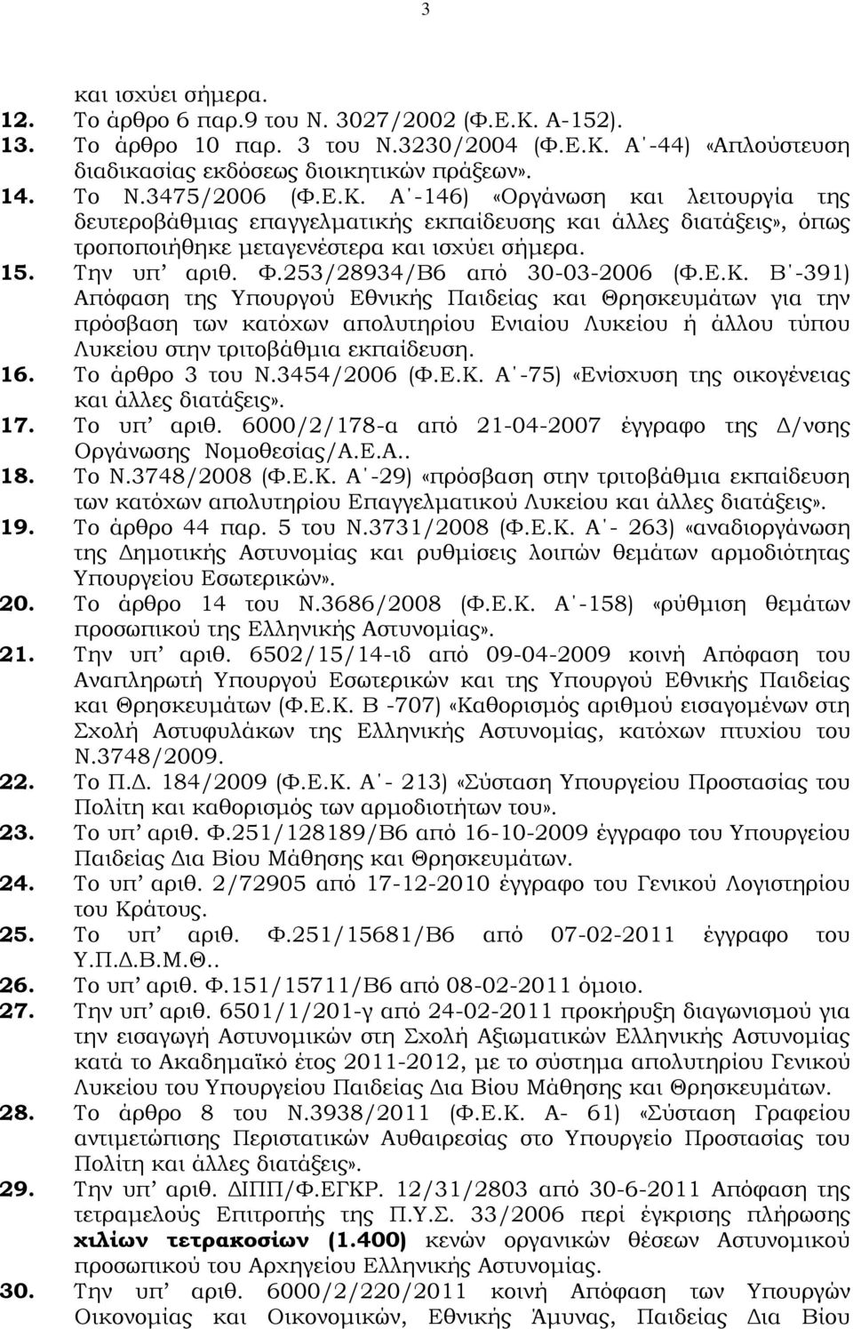 253/28934/Β6 από 30-03-2006 (Υ.Ε.Κ.