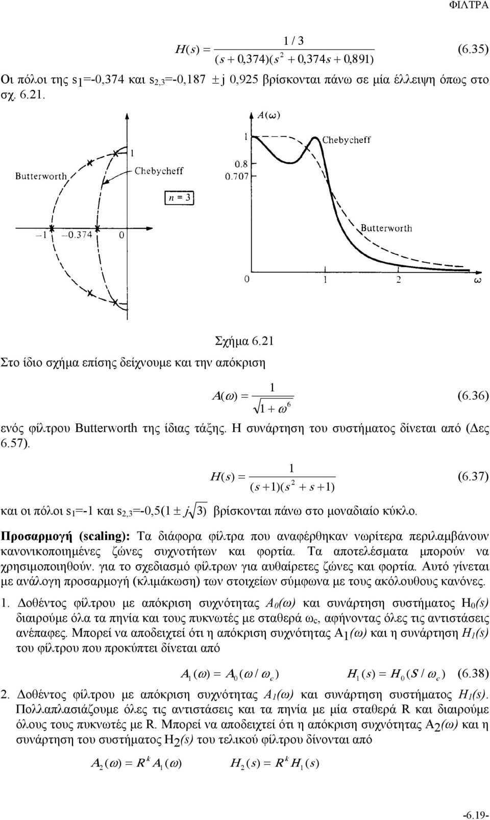 Σχήμα Χαμηλοδιαβατά φίλτρα: - PDF ΔΩΡΕΑΝ Λήψη