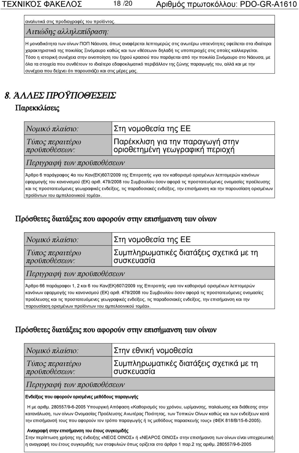 δηλαδή τις υποπεριοχές στις οποίες καλλιεργείται.