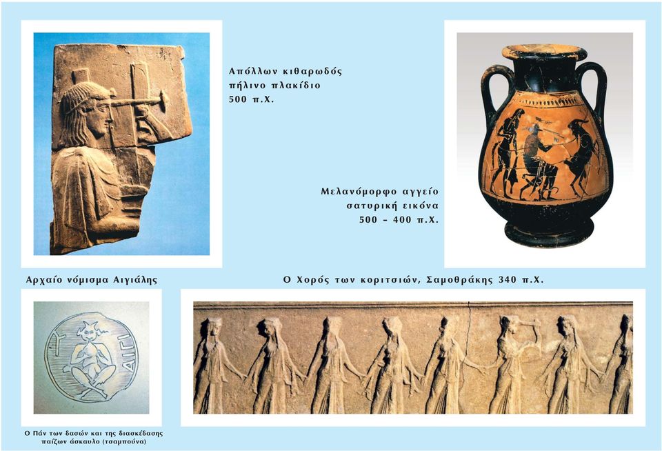 Αρχαίο νόμισμα Αιγιάλης Ο Χορός των κοριτσιών,