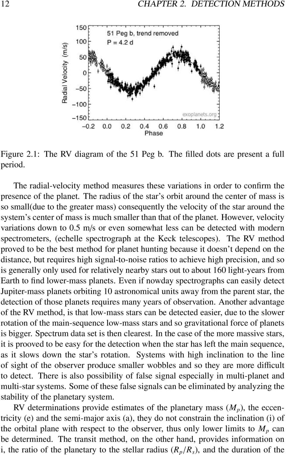 The radius of the star s orbit around the center of mass is so small(due to the greater mass) consequently the velocity of the star around the system s center of mass is much smaller than that of the