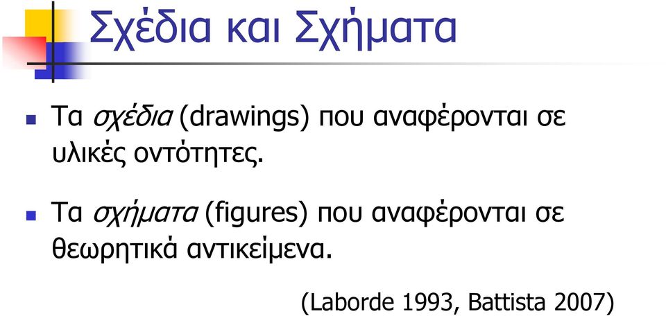 Τα σχήματα (figures) που αναφέρονται σε