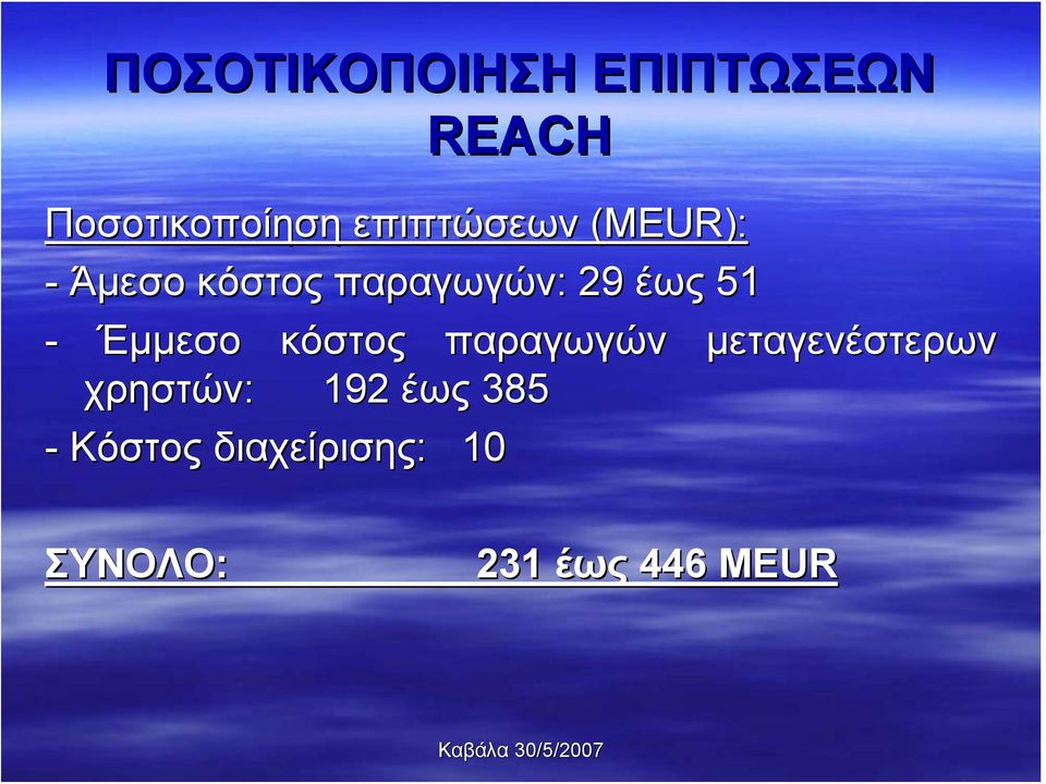 έως 51 - Έμμεσο κόστος παραγωγών μεταγενέστερων