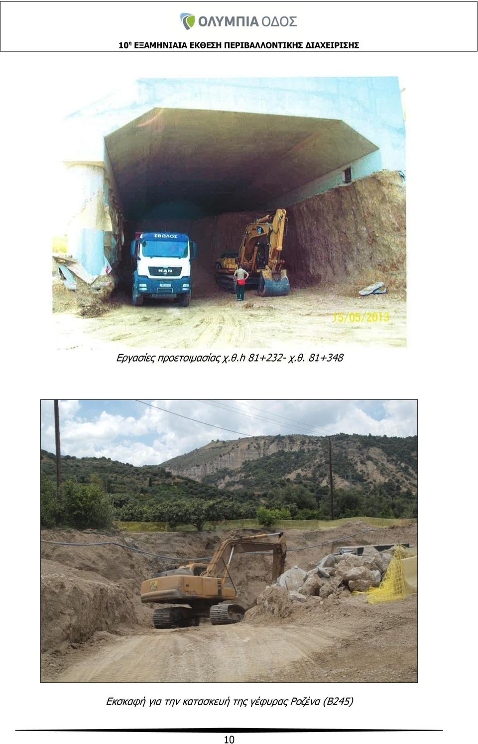 Εκσκαφή για την κατασκευή