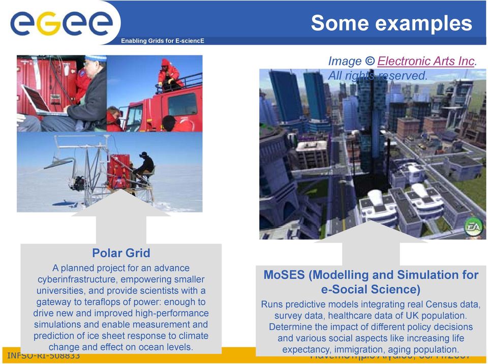 drive new and improved high-performance simulations and enable measurement and prediction of ice sheet response to climate change and effect on ocean levels.