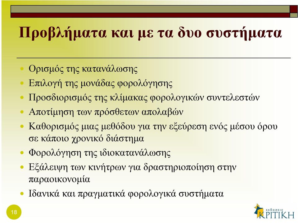 μεθόδου για την εξεύρεση ενός μέσου όρου σε κάποιο χρονικό διάστημα Φορολόγηση της ιδιοκατανάλωσης