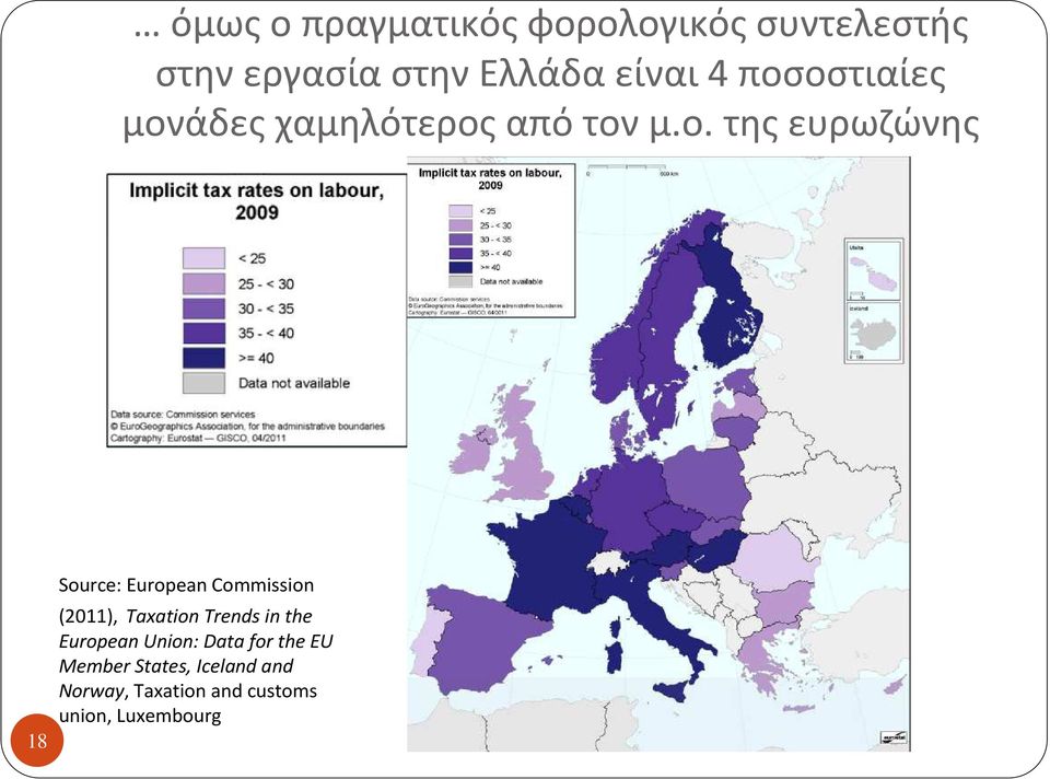 European Commission (2011), Taxation Trends in the European Union: Data for
