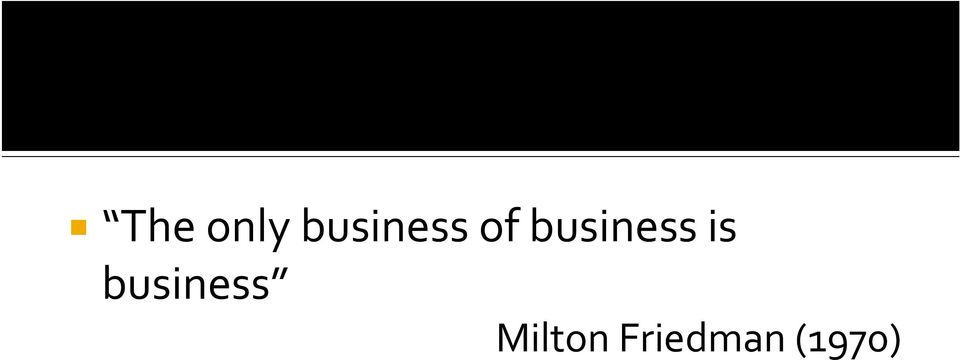 business is