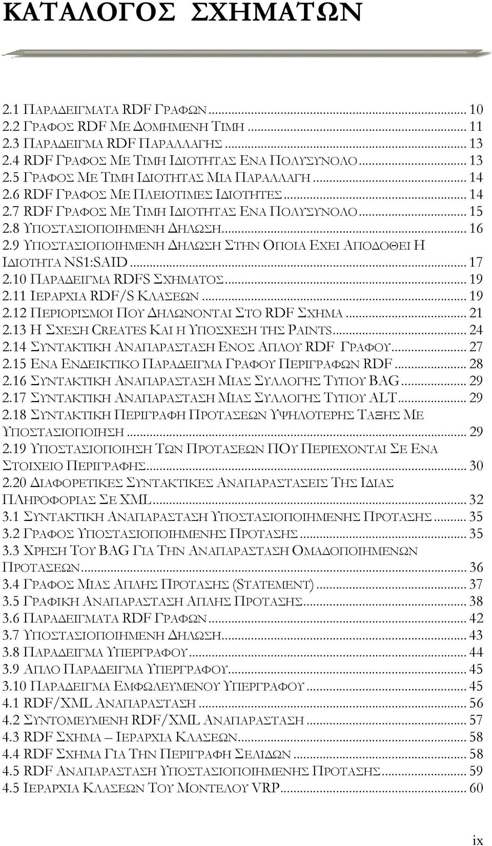 9 ΥΠΟΣΤΑΣΙΟΠΟΙΗΜΕΝΗ ΗΛΩΣΗ ΣΤΗΝ ΟΠΟΙΑ ΕΧΕΙ ΑΠΟ ΟΘΕΙ Η Ι ΙΟΤΗΤΑ NS1:SAID... 17 2.10 ΠΑΡΑ ΕΙΓΜΑ RDFS ΣΧΗΜΑΤΟΣ... 19 2.11 ΙΕΡΑΡΧΙΑ RDF/S ΚΛΑΣΕΩΝ... 19 2.12 ΠΕΡΙΟΡΙΣΜΟΙ ΠΟΥ ΗΛΩΝΟΝΤΑΙ ΣΤΟ RDF ΣΧΗΜΑ... 21 2.