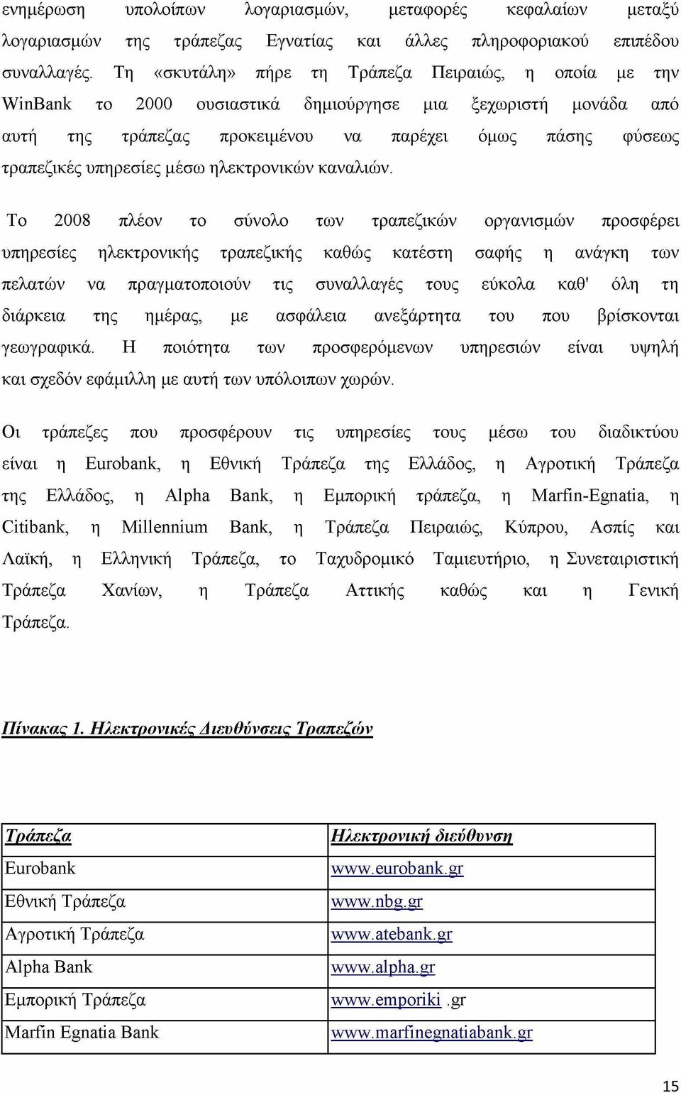 μέσω ηλεκτρονικών καναλιών.