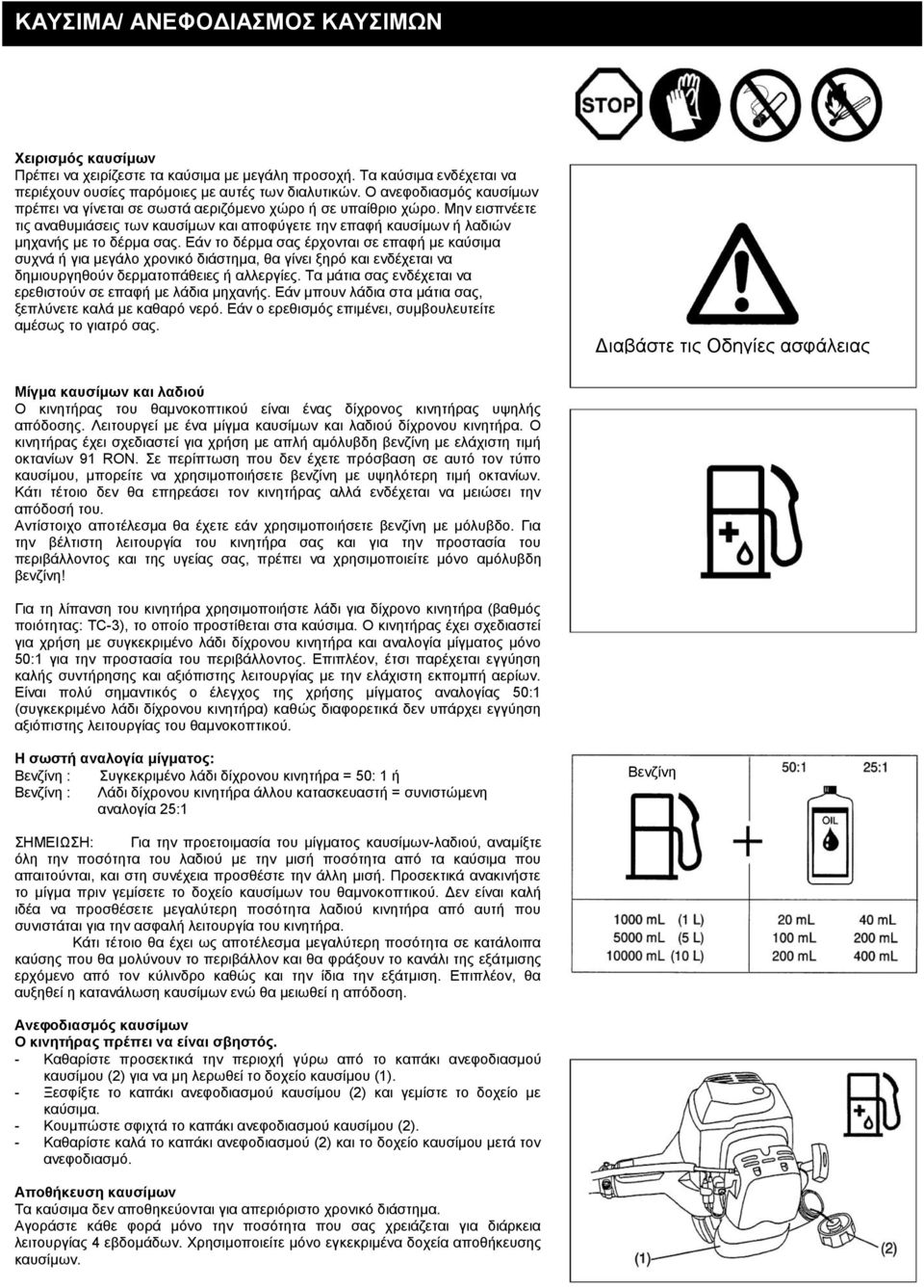 Δάλ ην δέξκα ζαο έξρνληαη ζε επαθή κε θαύζηκα ζπρλά ή γηα κεγάιν ρξνληθό δηάζηεκα, ζα γίλεη μεξό θαη ελδέρεηαη λα δεκηνπξγεζνύλ δεξκαηνπάζεηεο ή αιιεξγίεο.