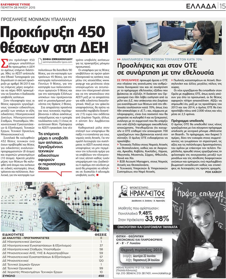 αιτήσεων.