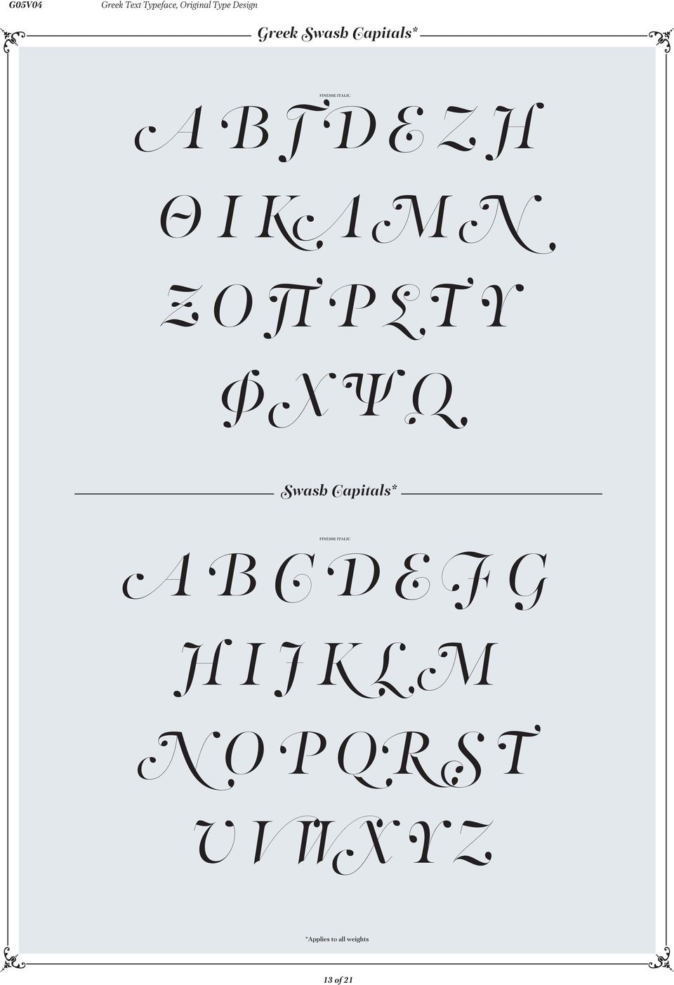 apitals* FINESSE ITALIC