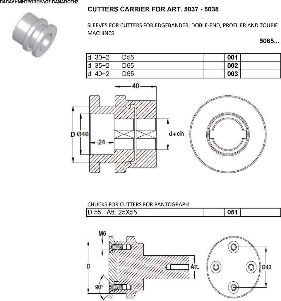 PROFILER AND TOUPIE MACHINES 5065.