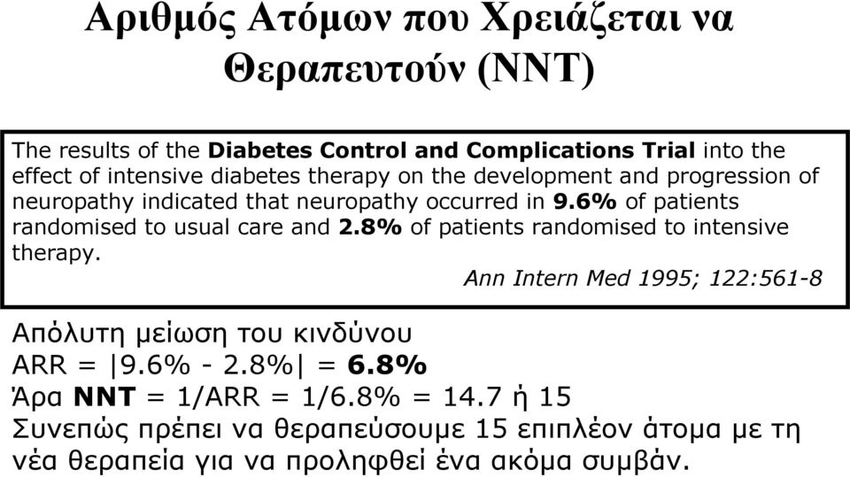 6% of patients randomised to usual care and 2.8% of patients randomised to intensive therapy.