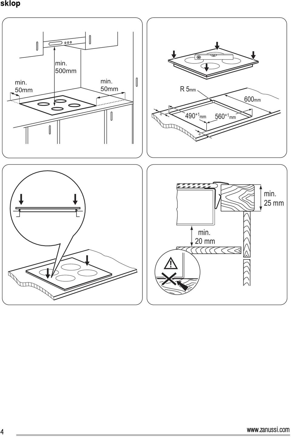 mm 560 +1 mm = 25 mm