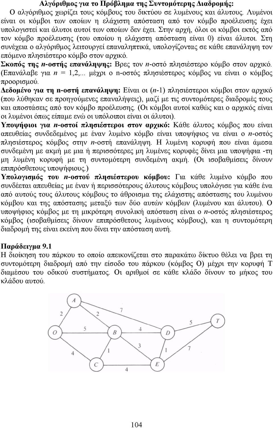 Στην αρχή, όλοι οι κόμβοι εκτός από τον κόμβο προέλευσης (του οποίου η ελάχιστη απόσταση είναι 0) είναι άλυτοι.