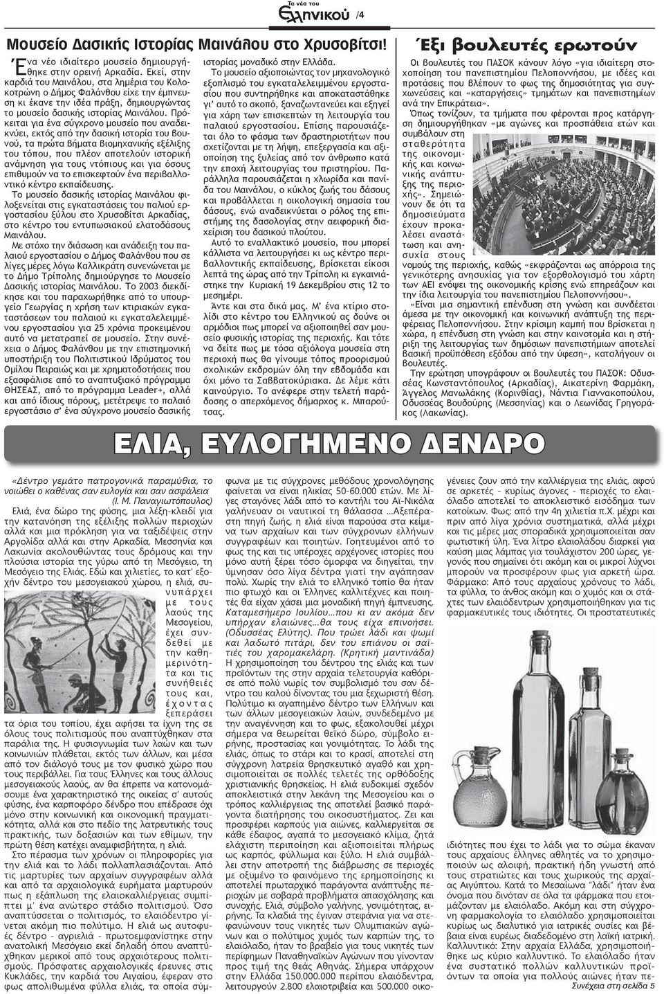 Πρόκειται για ένα σύγχρονο μουσείο που αναδεικνύει, εκτός από την δασική ιστορία του βουνού, τα πρώτα βήματα βιομηχανικής εξέλιξης του τόπου, που πλέον αποτελούν ιστορική ανάμνηση για τους ντόπιους