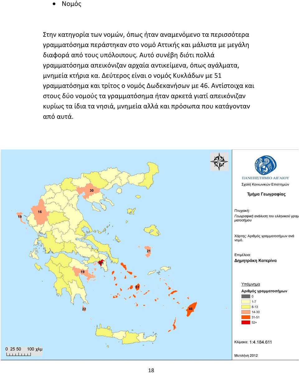 Αυτό συνέβη διότι πολλά γραμματόσημα απεικόνιζαν αρχαία αντικείμενα, όπως αγάλματα, μνημεία κτήρια κα.