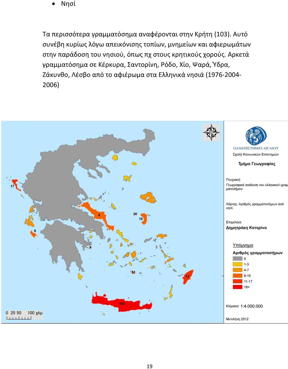 παράδοση του νησιού, όπως πχ στους κρητικούς χορούς.