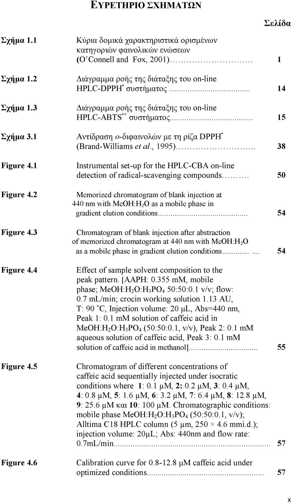 .. 14 Διάγραμμα ροής της διάταξης του on-line HPLC-ABTS + συστήματος... 15 Αντίδραση ο-διφαινολών με τη ρίζα DPPH (Brand-Williams et al., 1995).