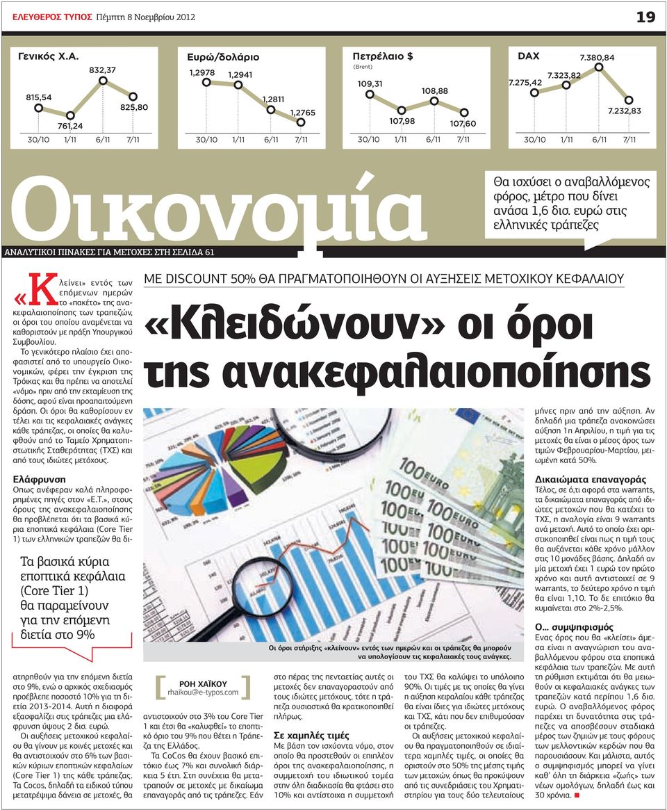 232,83 107,98 107,60 Oικονομία Θα ισχύσει ο αναβαλλόμενος φόρος, μέτρο που δίνει ανάσα 1,6 δισ.
