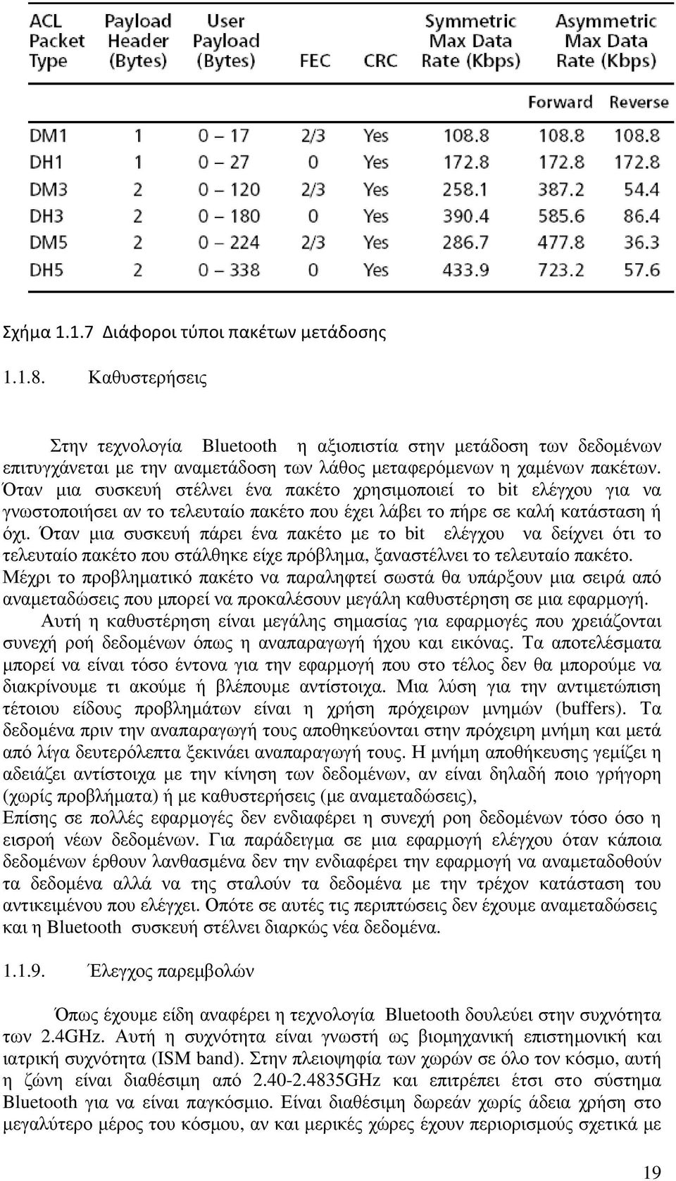 Όταν µια συσκευή στέλνει ένα πακέτο χρησιµοποιεί το bit ελέγχου για να γνωστοποιήσει αν το τελευταίο πακέτο που έχει λάβει το πήρε σε καλή κατάσταση ή όχι.